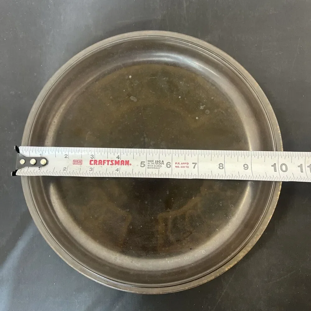 Fire King Georges Briard Gold & Black Medallion Casserole Lid ONLY Replacement